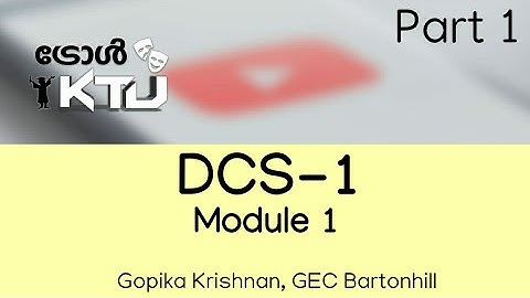 DCS 1 Module 1 Part 1| Design Of Concrete Structures 1 | S5 Civil KTU | CE301