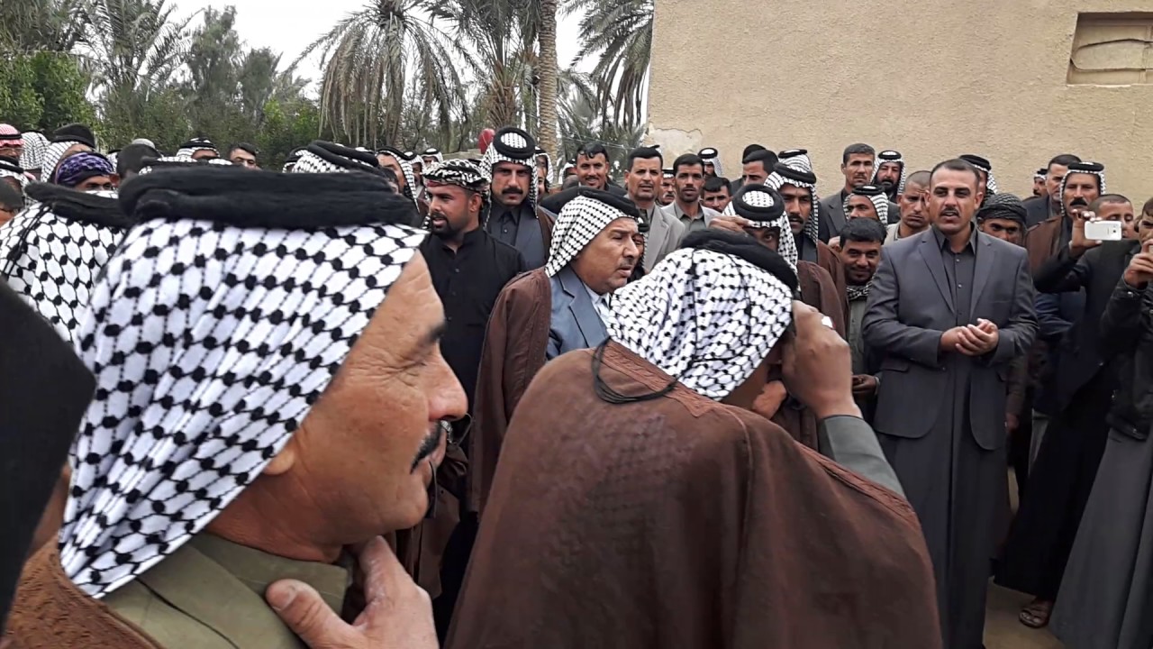 تشييع الحاج الشيخ كاظم ال منشد (مهاويل الجنوب) 30/11/2016