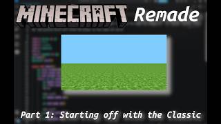 Recreating Minecraft In Python Part1: Starting with the classics