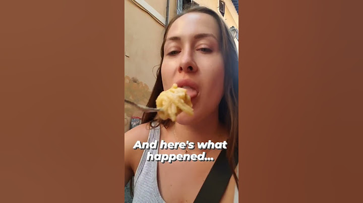 This is what happens when you eat pasta everyday