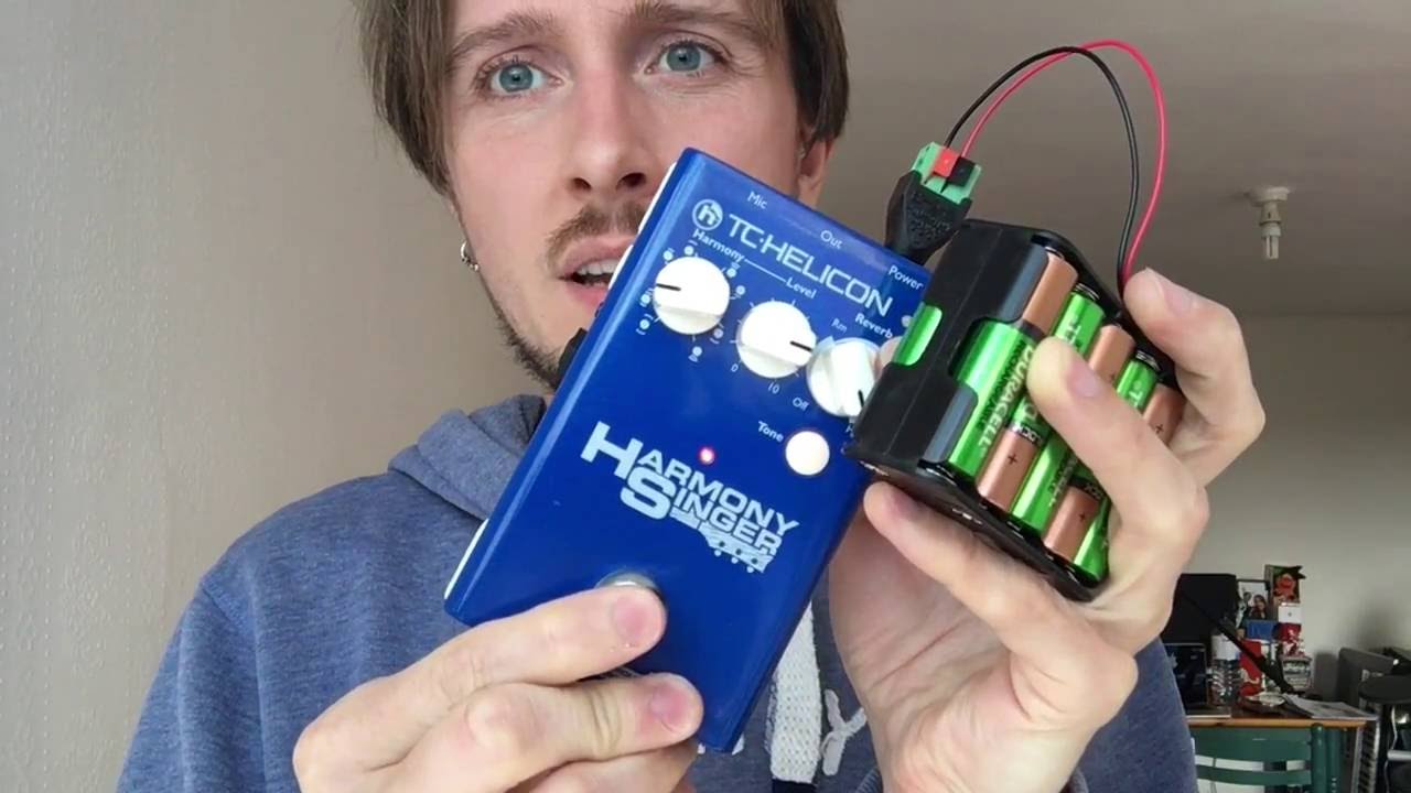 TC-Helicon Harmony Singer battery solution for busking - YouTube