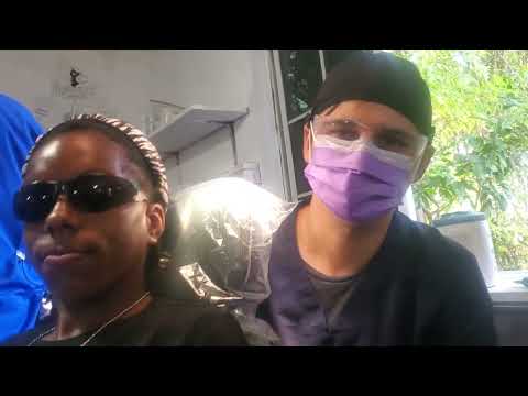 DENTISTS FROM OREGON USA IN HOPEWELL ST.ELIZABETH DOING FREE EXTRACTION, CLEANING & FILLING