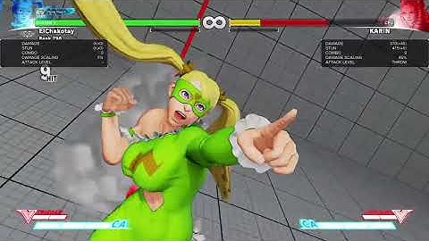 STREET FIGHTER V R.Mika Double Cross Up Reset!