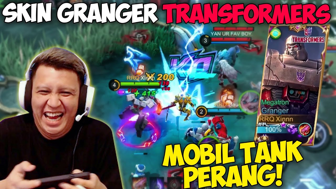 KEREN BANGET GRANGER MEGATRON TRANSFORMERS BISA BERUBAH JADI TANK ! RRQ