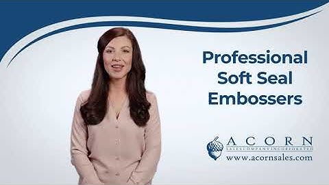 Acorn Sales Professional Soft Seal Embosser
