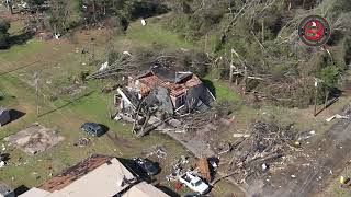 Tornado Damage in Monroe County from the storm on 3/24/2023