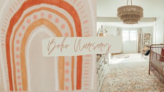 Boho Baby Girl’s Nursery | Nursery Reveal | Couple Vlog #9