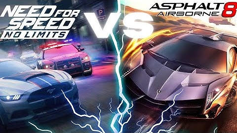 Asphalt 8 airborne Vs. NfS no limit ⚡ ( graphic comparison) - android!!