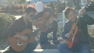 Autumn Leaves - 3 guitars impromptu with Dung & Quang