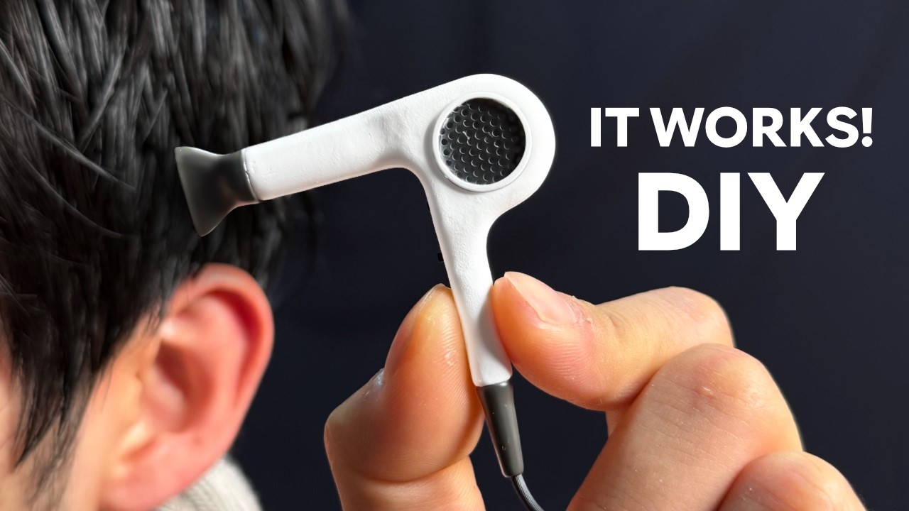 I built a TINY Hair Dryer that ACTUALLY WORKS! 💨