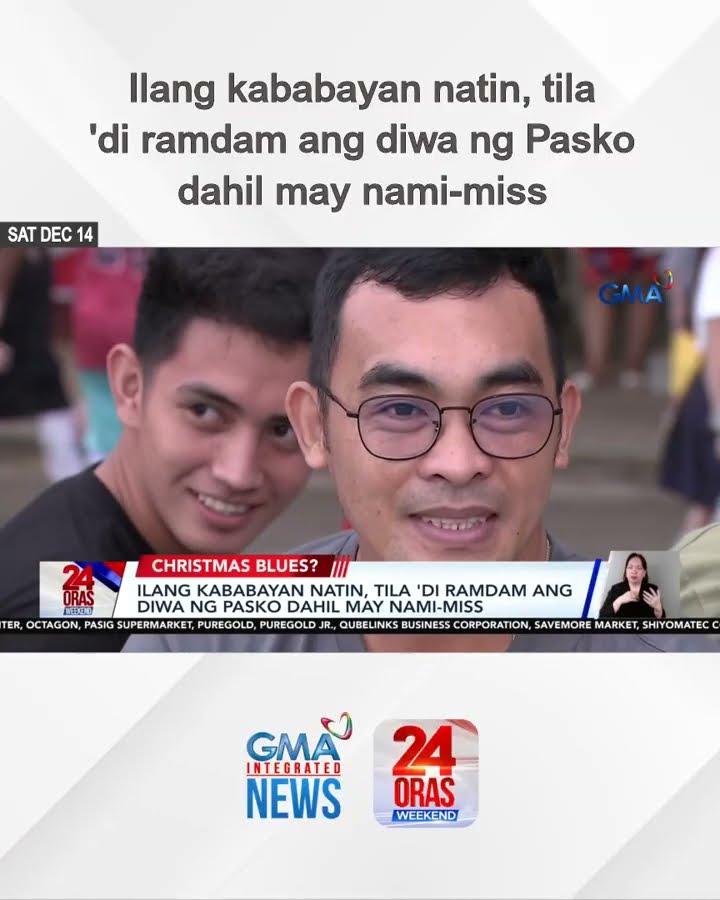 Ilang kababayan natin, tila 'di ramdam ang diwa ng Pasko dahil may nami-miss | 24 Oras Weekend