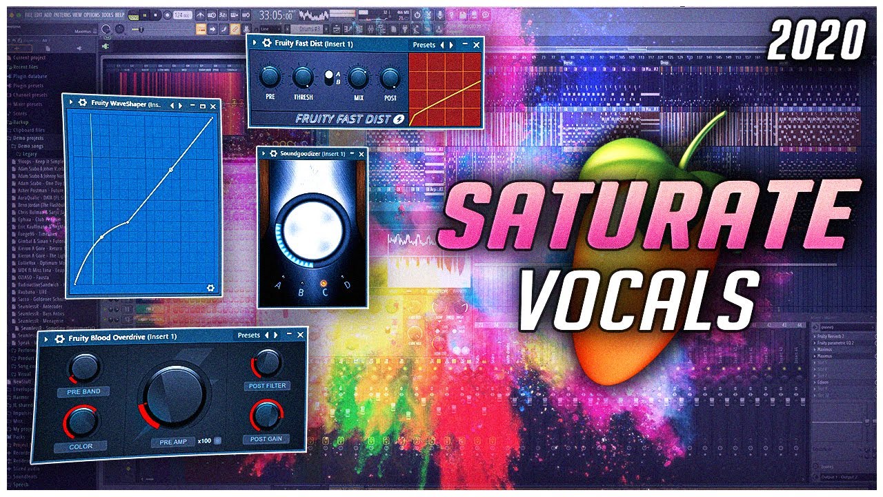 FL Studio 20 - Saturation auf Vocals (+Distortion) - YouTube