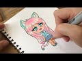 Practicing drawing with Copic marker 1