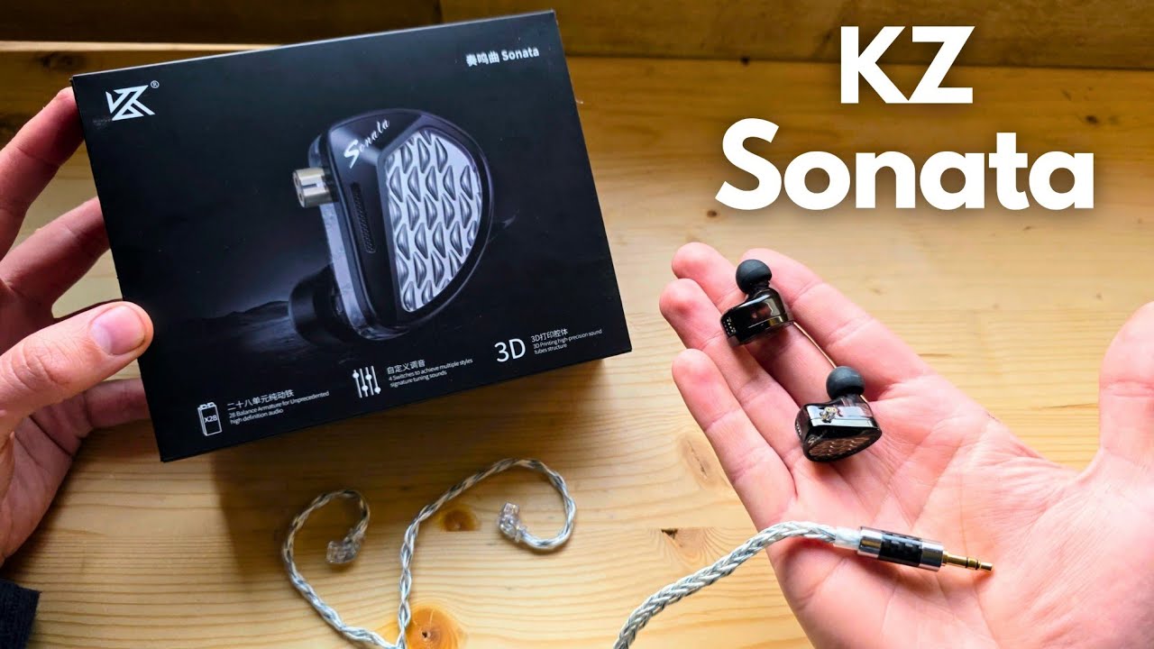 KZ Sonata IEM Earphones - Full REVIEW, Test & How to Use them