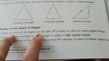 std-7th Mathematics ch-12 The triangles and its Properties ex-12.1 q-1