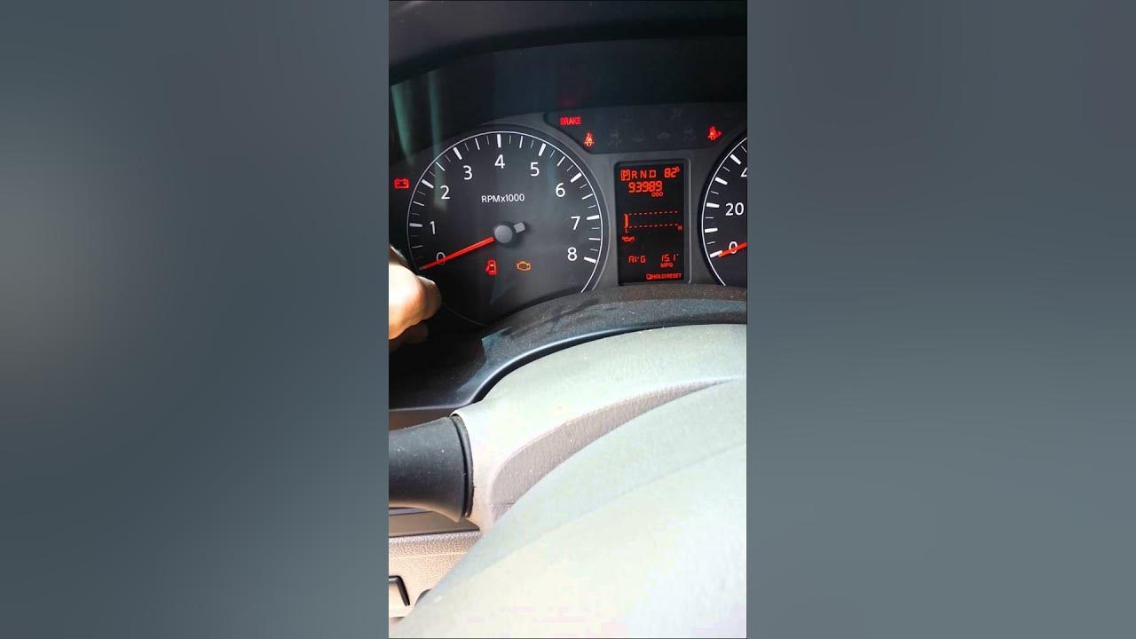 How to reset tire pressure light on Nissan NV 2500 - YouTube