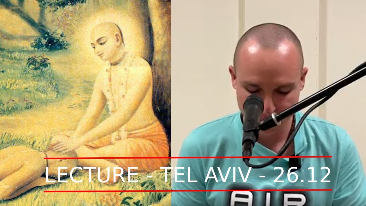 26.12.2025, Tel Aviv, Inner tuning before Kirtan by Giriraj das