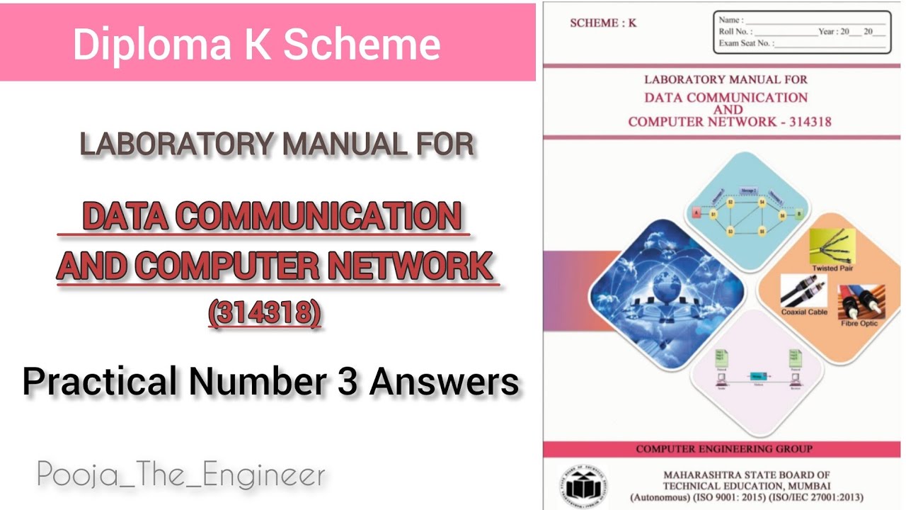 Msbte k Scheme lab manual (314318) Data communication and computer network 