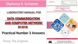 Msbte K Scheme Lab Manual 314318 Data Communication And Computer Network
