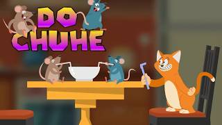 Do Chuhe The Mote Mote 🐁🐭 Hindi Rhymes For Kids | Balgeet | Hindi Poems