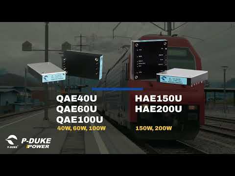 P-DUKE - DC/DC simplifies power stage design for railway - video from P-DUKE