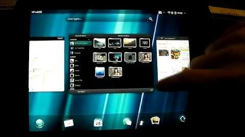 VIDEO PREVIEW  HP TouchPad