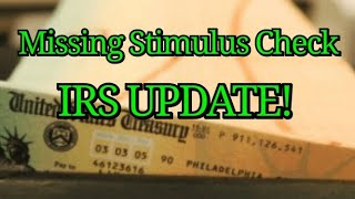MISSING STIMULUS PAYMENT????  PRIVATE CREDITORS, IRS UPDATE