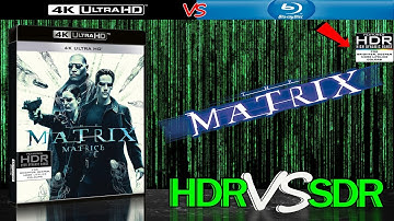 The Matrix 1999 HDR ANALYSIS 4K Blu Ray vs 1080p BD SDR 100nits #TRUE_DIFFERENCE #WATCH_IN_HDR