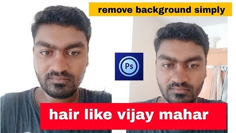 How to remove background | hair and beard like vijay mahar photo cut full tutorial step by step