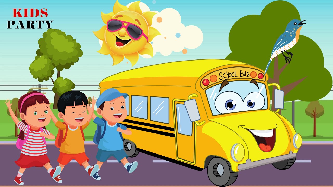 Wheels On The Bus | Kids Party | Nursery rhymes & Kids Songs