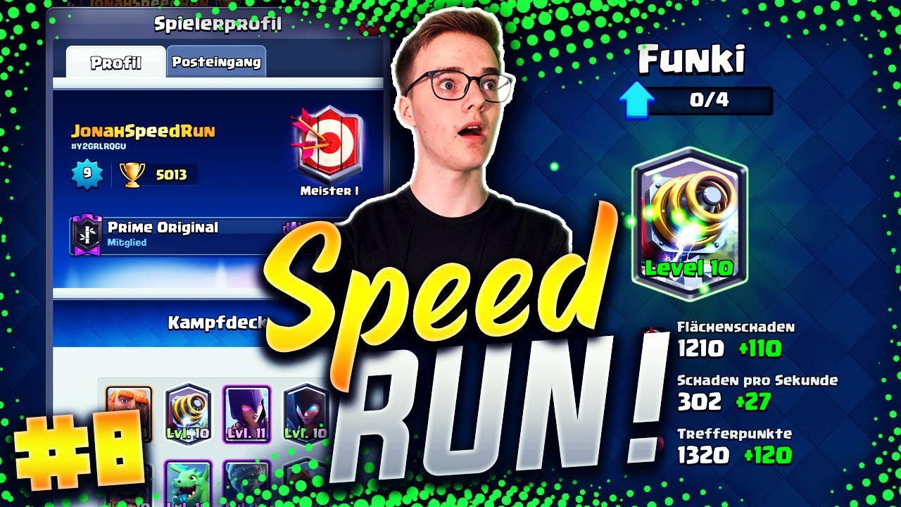 💪🏽😱FLOBBY EINGEHOLT?! SpeedRun Tag 8! | Clash Royale Deutsch - YouTube