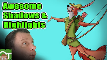 Painting awesome shadows and highlights in OpenToonz