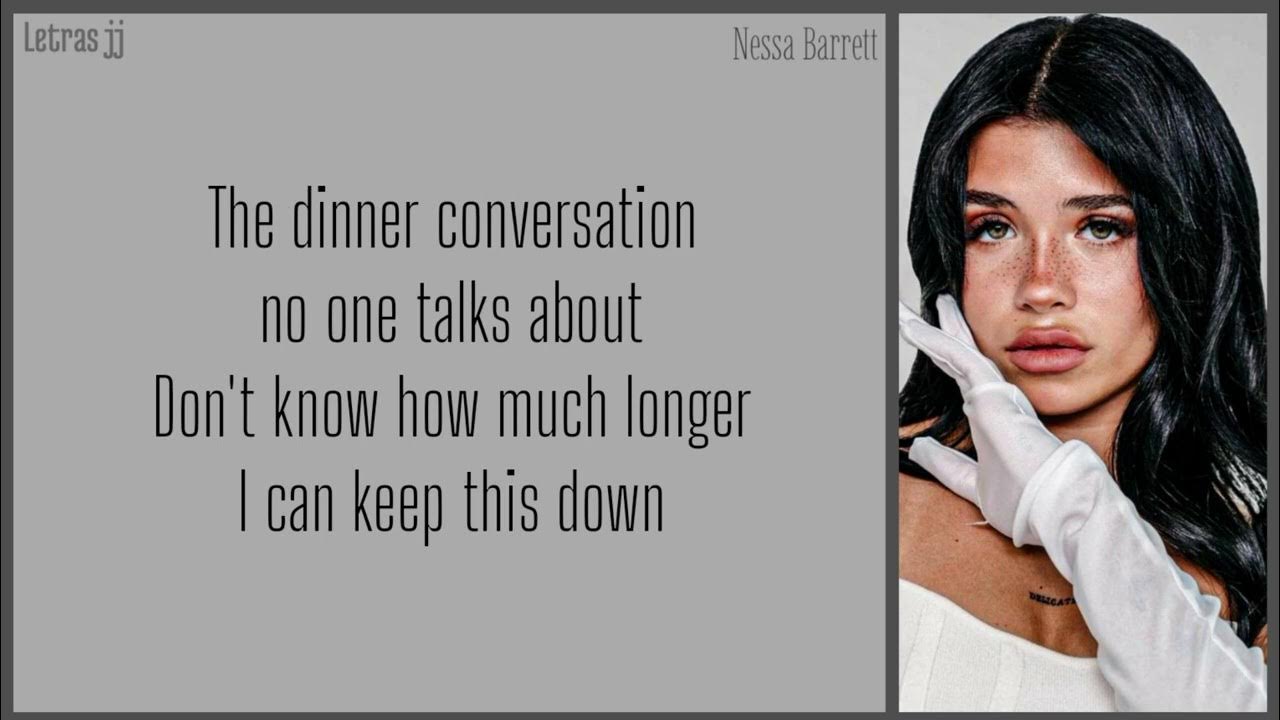 Dying on the inside (lyrics) Nessa Barrett YouTube