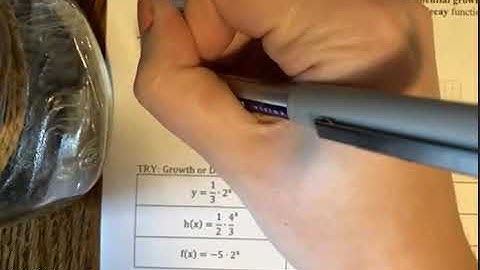 4.1 Graphing Exponential Functions Part 1