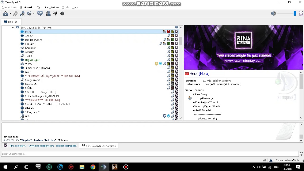 [Rina Roleplay]Hera Şarkı