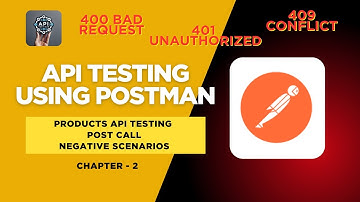 API Testing with Postman - Part 2 | Negative Scenarios for POST Product | 400, 401, 409 Errors Test