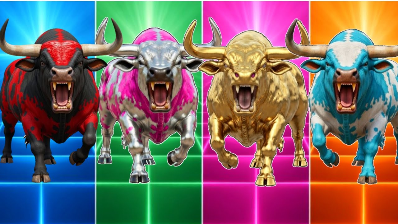 Funny Cow 🐄🆚 Funny bull 🐂🆚 Funny buffalo 🐃 🆚 Funny cow🐄 Tiles Hop EDM Rush- #tileshop✨ #coffindance