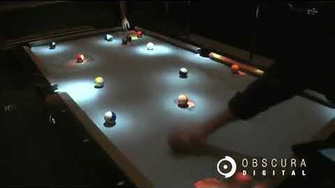 Obscura Cuelight Pool Table