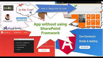 (5/7) Office 365: Single Page App Using Angular 6.0 & PNP Js