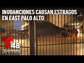 Residentes preocupados ante desbordamiento del río San Francisquito en East Palo Alto