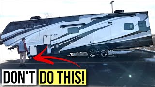 TOWING OUR NEW RV FOR THE FIRST TIME