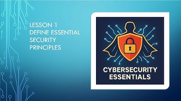 Lesson 1: Cisco CCST 100-160 Objective 1.1 |  Define Essential Security Principles with Examples