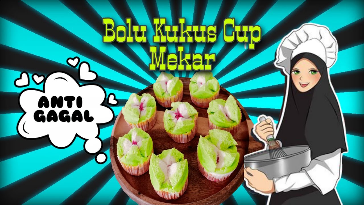 Bolu Kukus | Cup Cake 1 telur Anti Gagal - YouTube