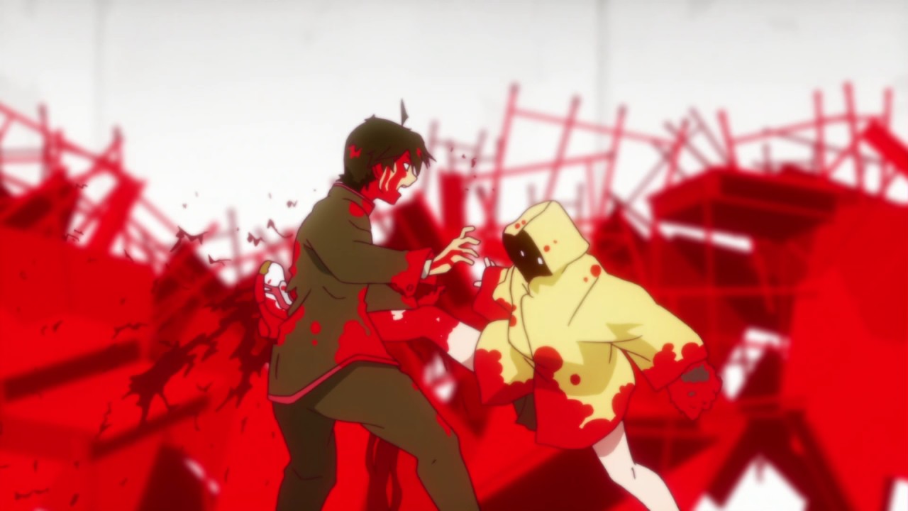 Bakemonogatari fight