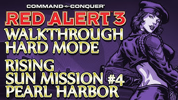 Ⓦ Command and Conquer: Red Alert 3 Walkthrough ▪ Hard - Rising Sun Mission 4 ▪ Pearl Harbor [1080p]