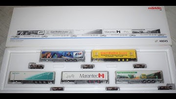 Märklin DB BR 110 294-6 Electric Loco with DB Kombirail Transport System Marklin M-Track layout