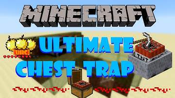 Minecraft - Ultimate TNT Chest Trap! [Good for UHC, cheap and easy!] (+Tutorial)