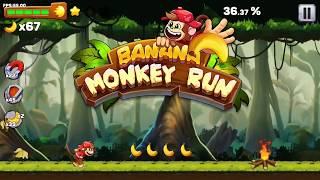 Monkey Run - Banana island - Jungle Kong Run screenshot 5