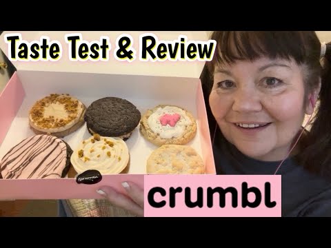 ASMR Crumble Cookie🍪 Taste Test & Review MuBang Relaxing Whispers and Chewing Sounds