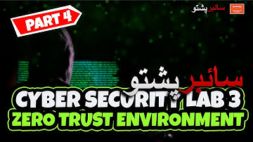 Part 4  Cybersecurity Lab 3 Creating a Zero Trust Environment | Cyber Pashto